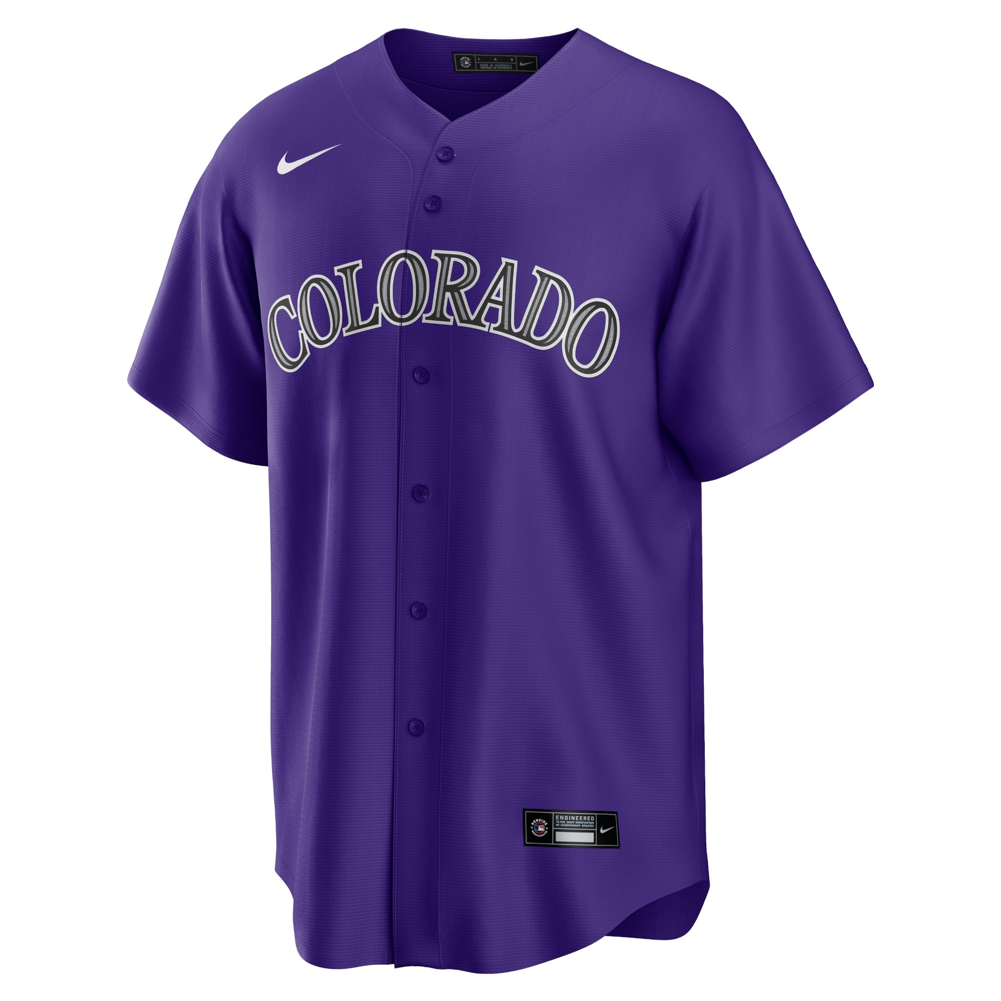 Colorado Rockies Kris Bryant Purple Alternate Player MLB Jersey Men's