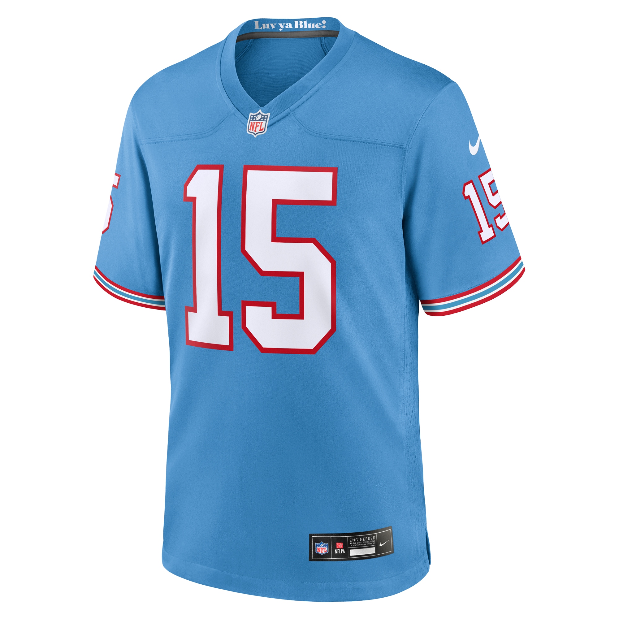 Tennessee Titans Nick Westbrook-Ikhine Light Blue Oilers Throwback Player Game NFL Jersey Men's
