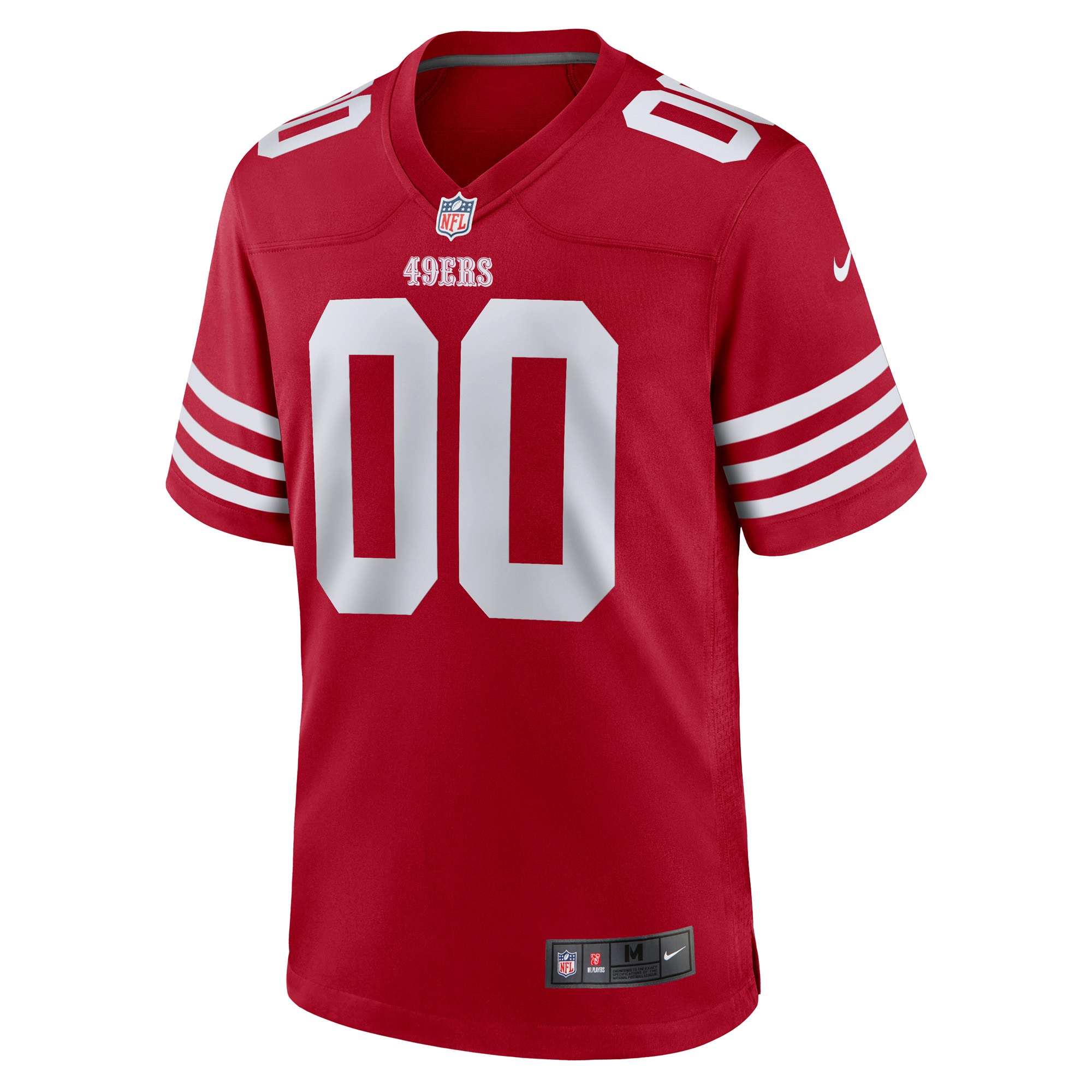 San Francisco 49ers Scarlet Custom NFL Jersey Men's