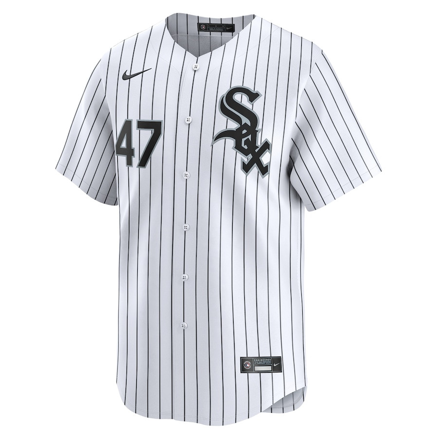 Touki Toussaint 47 Chicago White Sox Home Limited Player White MLB Jersey Men's
