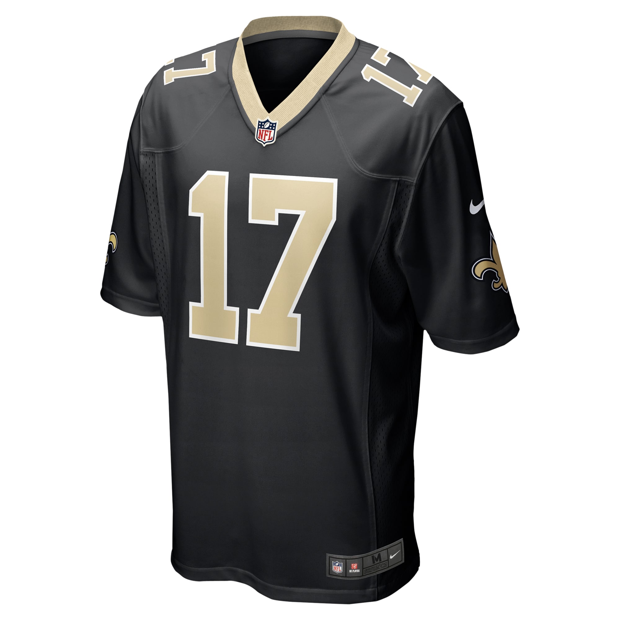 New Orleans Saints Dante Pettis Black Game NFL Jersey Men's