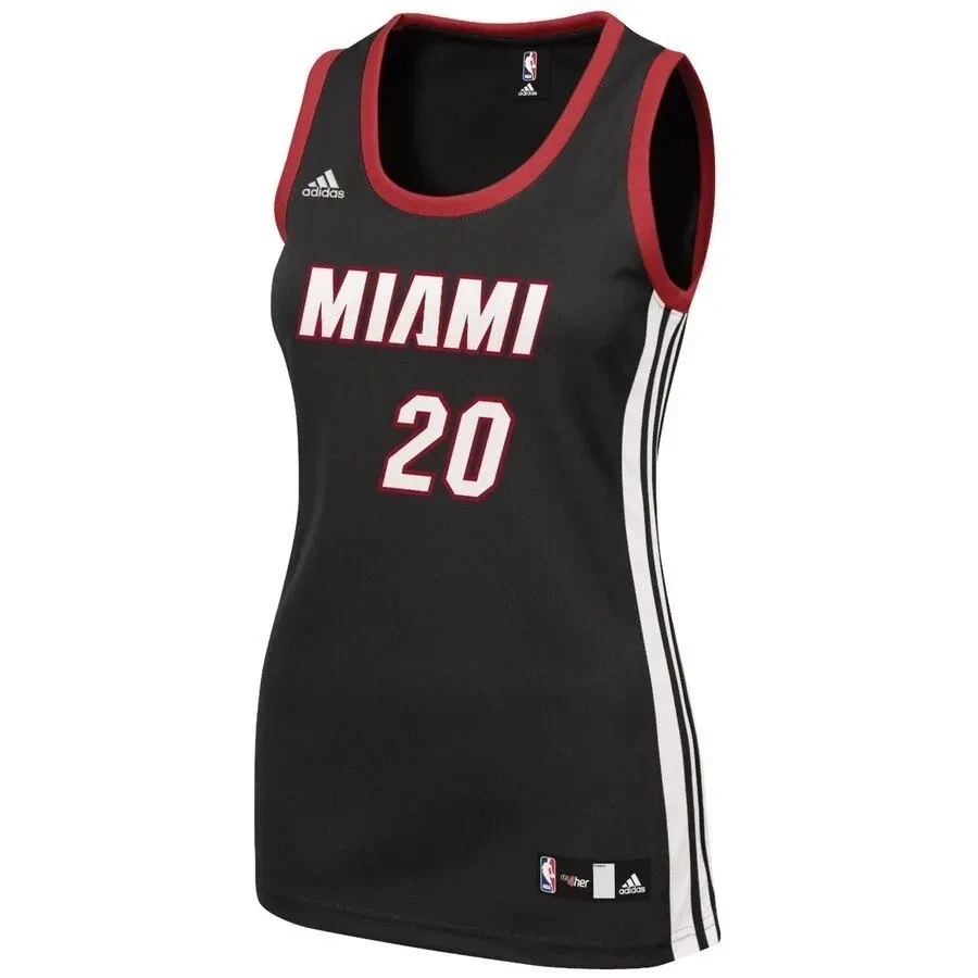 Justise Winslow Miami Heat Black NBA Jersey Women's
