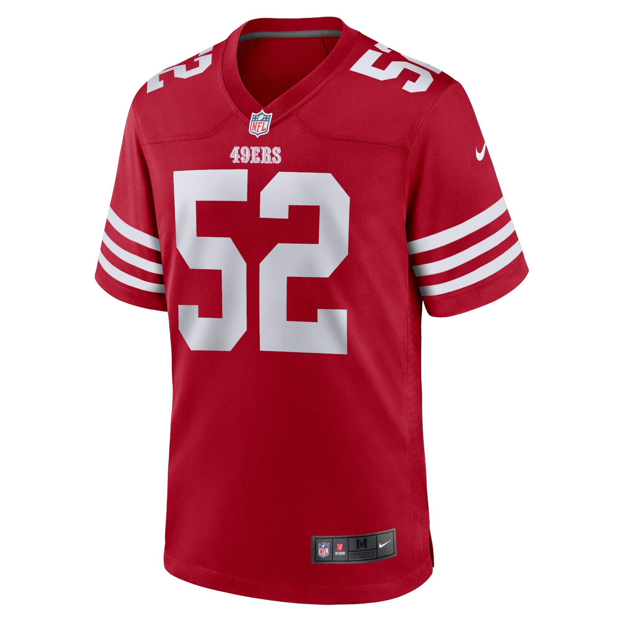 San Francisco 49ers Patrick Willis Scarlet Retired Player Game NFL Jersey Men's