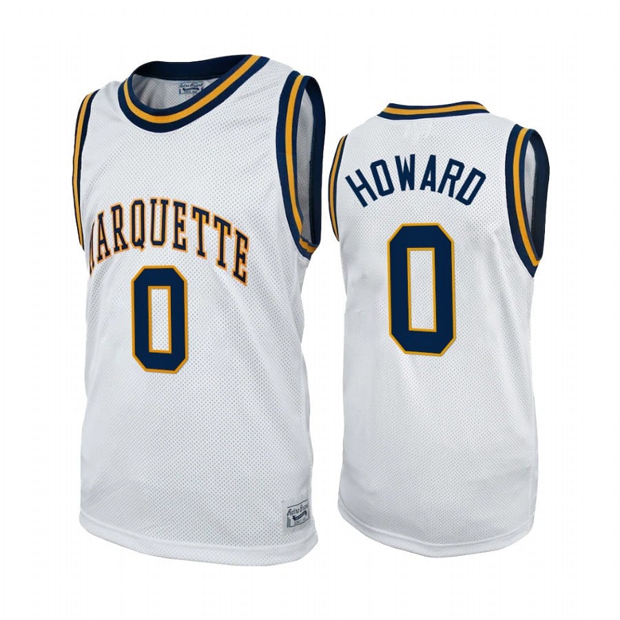 Marquette Golden Eagles Markus Howard 0 Commemorative Classi White Uniform NCAA Jersey Men's
