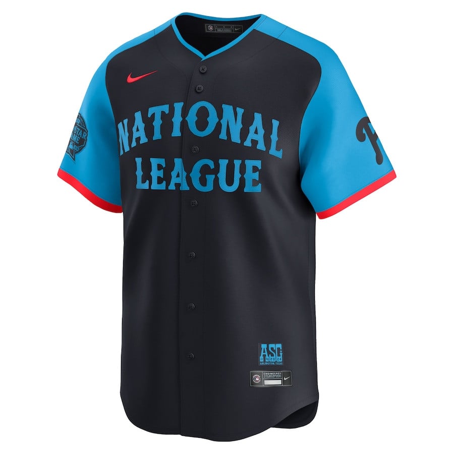 Bryce Harper 3 National League 2024 All Star Game Limited Player Navy MLB Jersey Men's