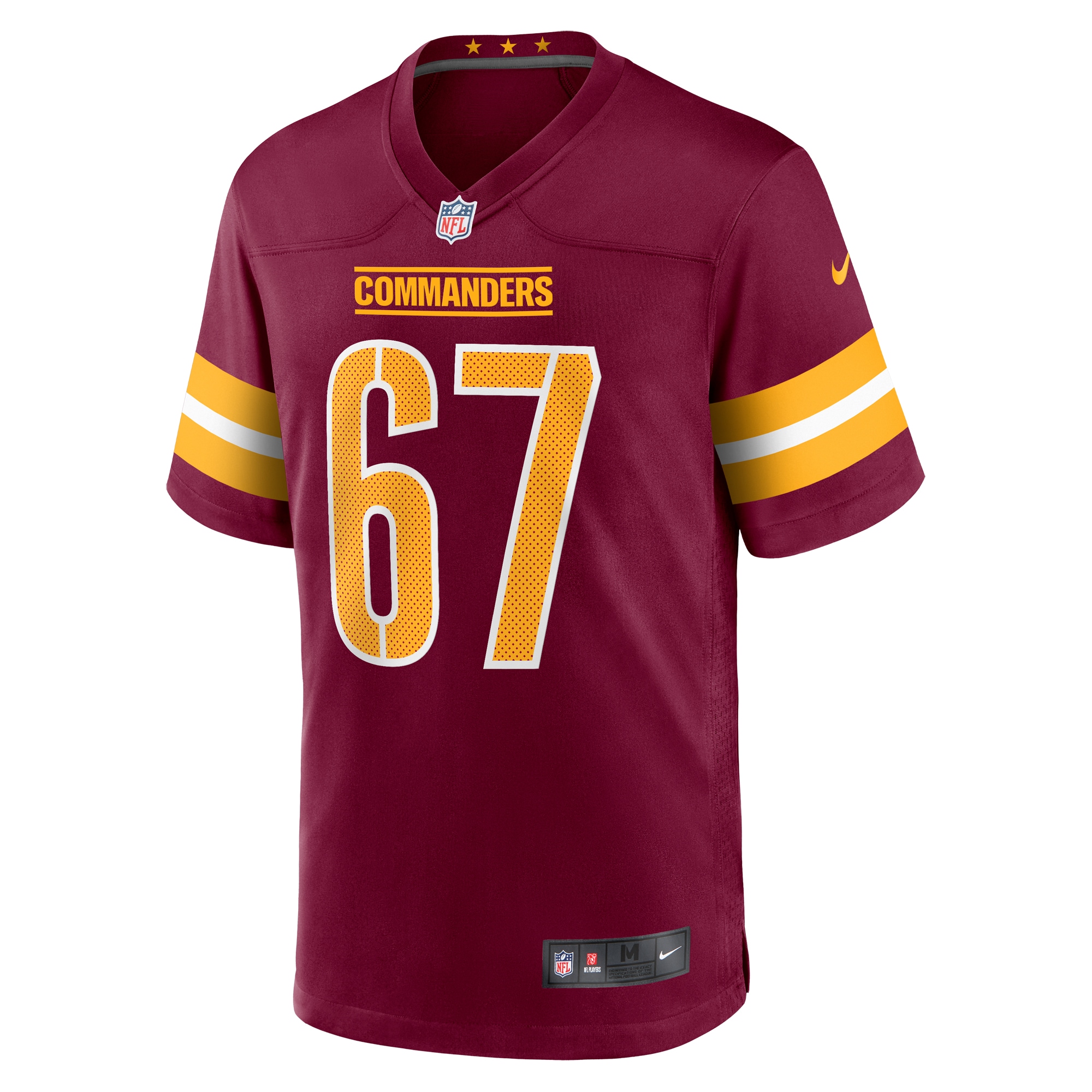 Washington Commanders Nick Allegretti Burgundy Game NFL Jersey Men's