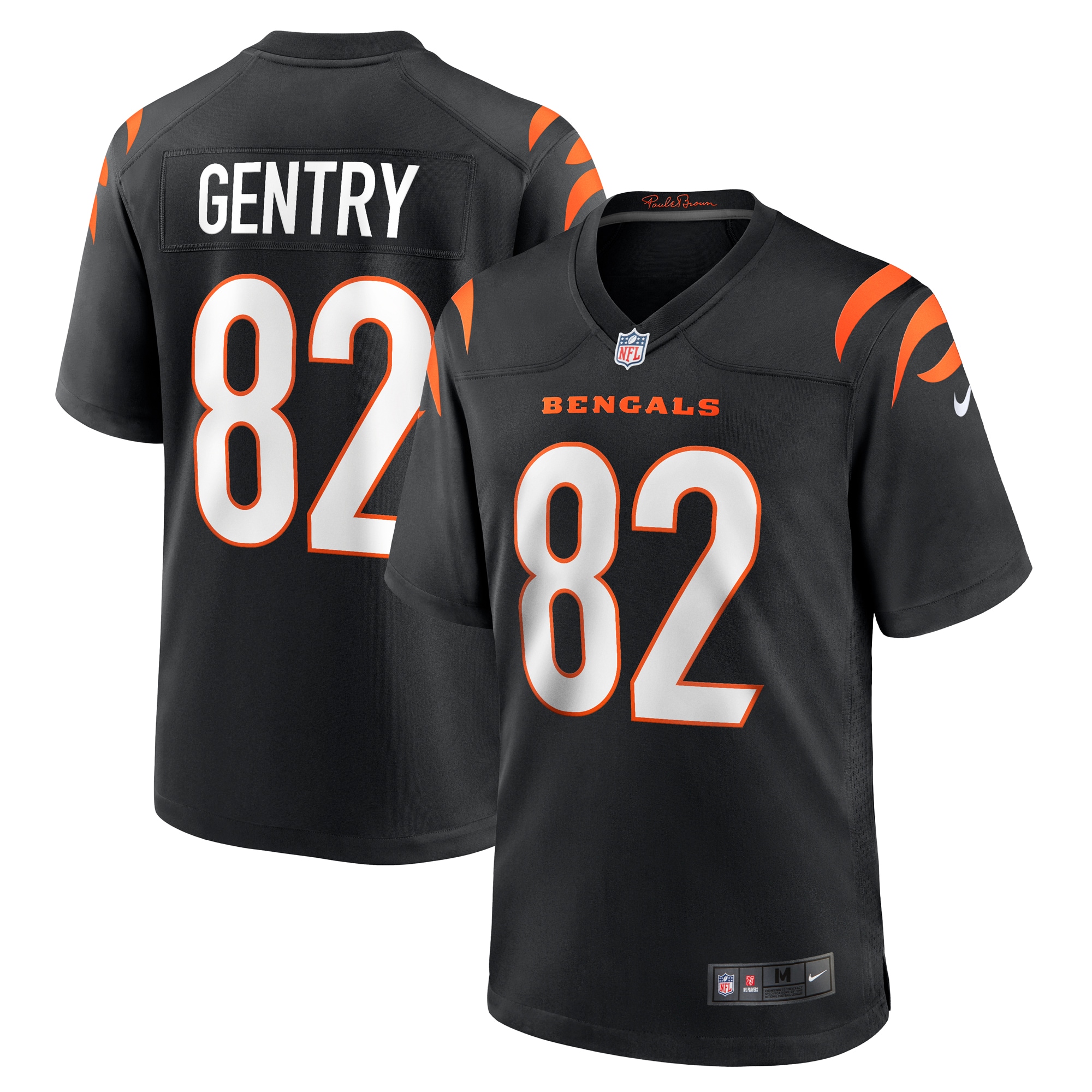 Cincinnati Bengals Zach Gentry Black Game NFL Jersey Men's