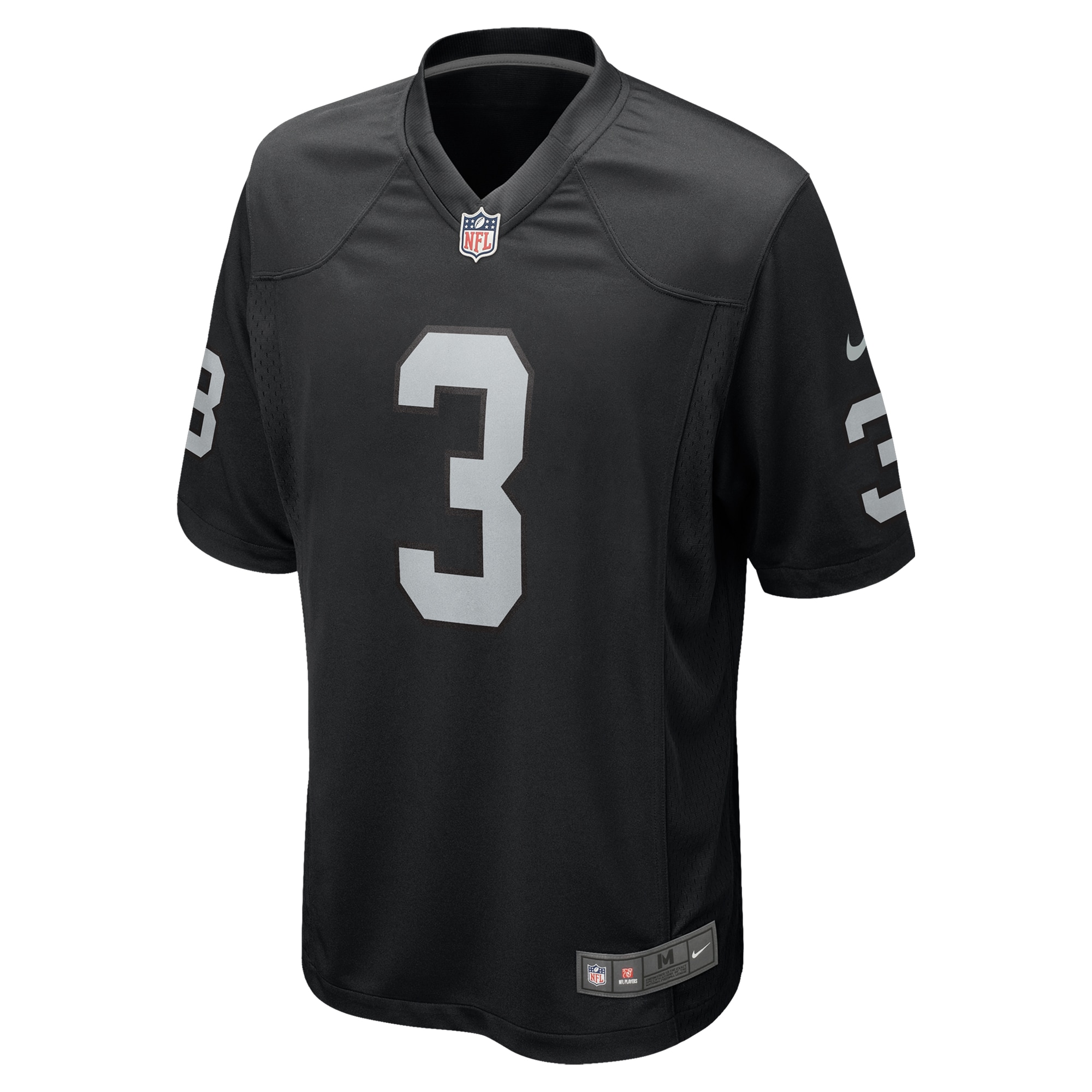Las Vegas Raiders Zamir White Black Team Game NFL Jersey Men's