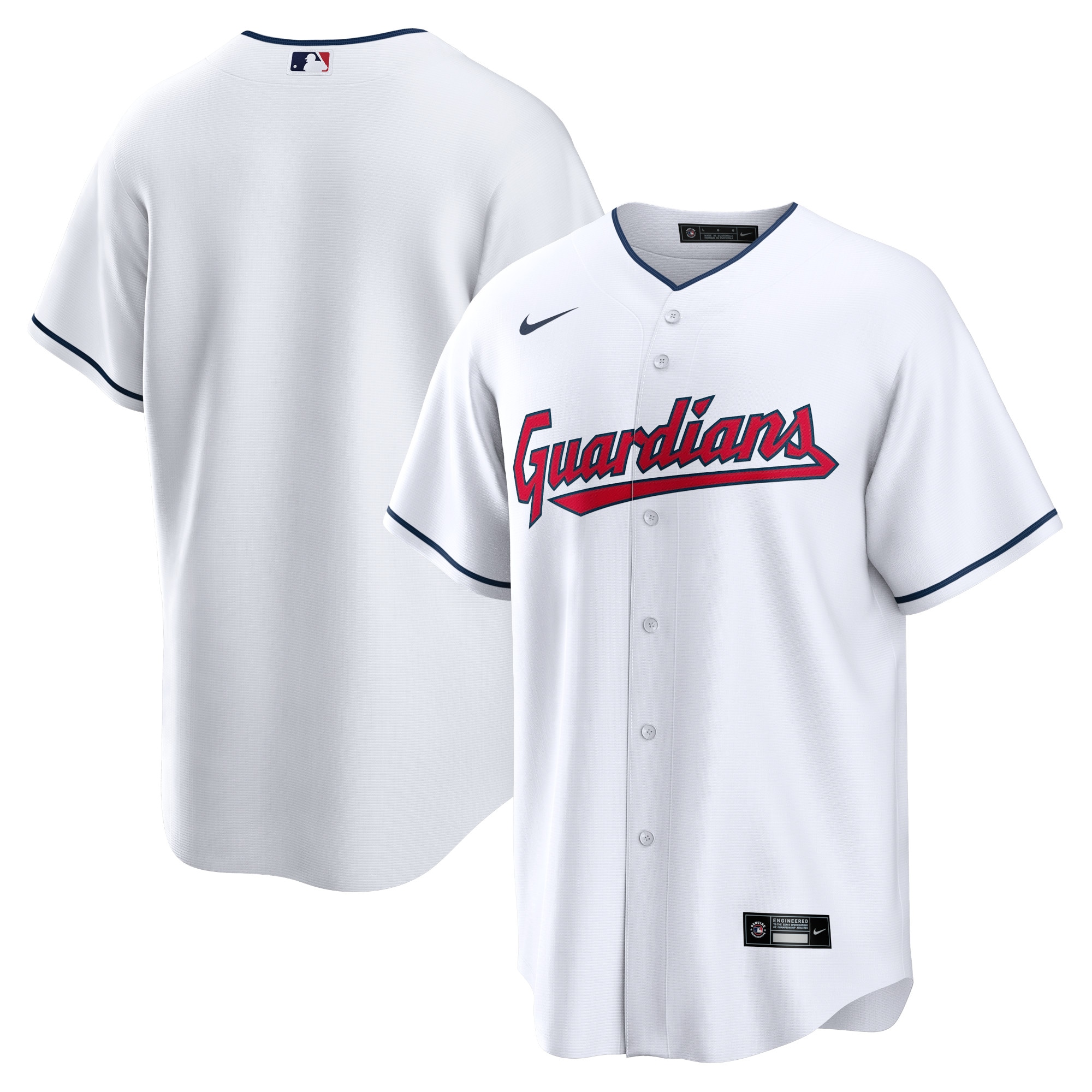 Cleveland Guardians White Team MLB Jersey Men's