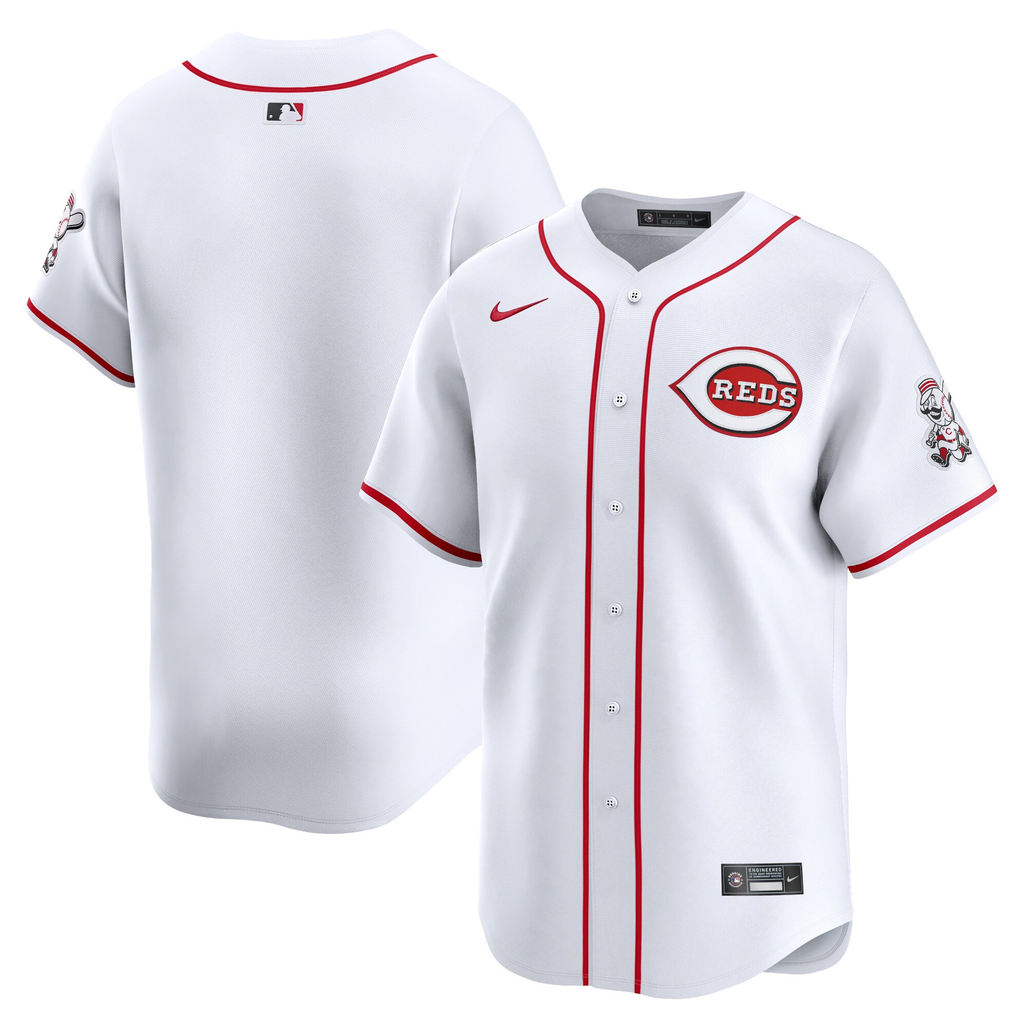 Cincinnati Reds White Home Limited MLB Jersey Men's
