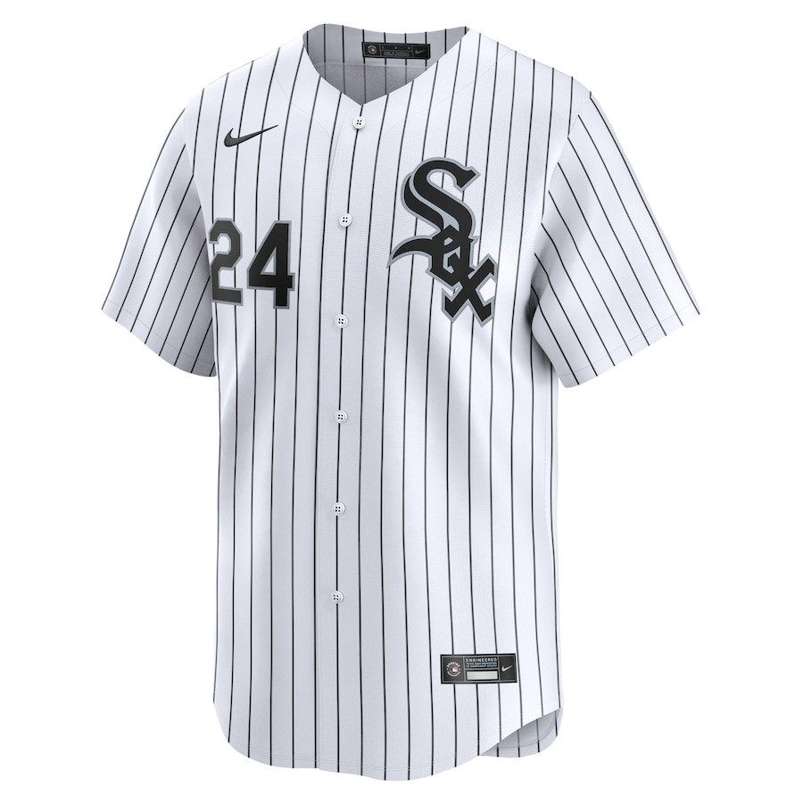 Yasmani Grandal 24 Chicago White Sox Home Limited Player White MLB Jersey Men's