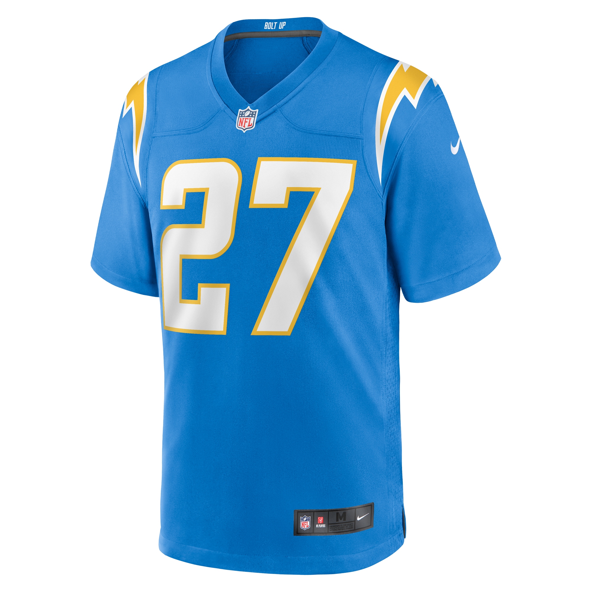 Los Angeles Chargers Essang Bassey Powder Blue Game NFL Jersey Men's