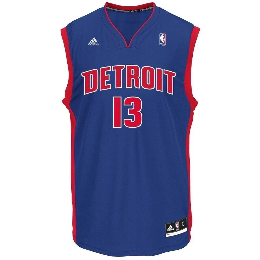 Marcus Morris Detroit Pistons Road Royal NBA Jersey Men's