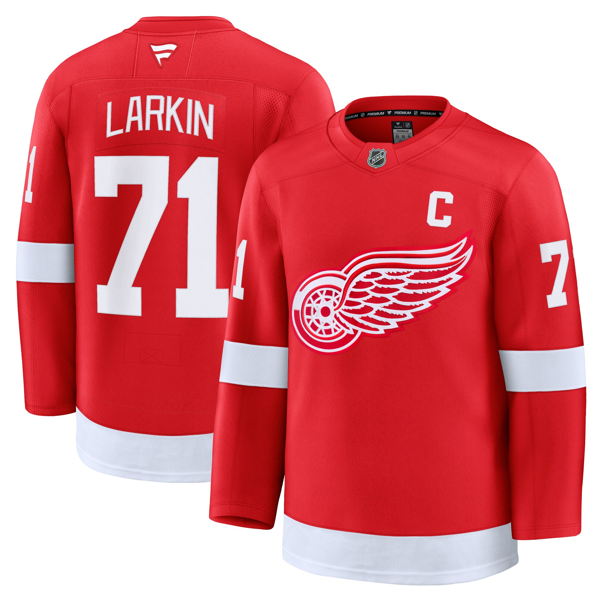 Detroit Red Wings Dylan Larkin Red Home Premium NHL Jersey Men's