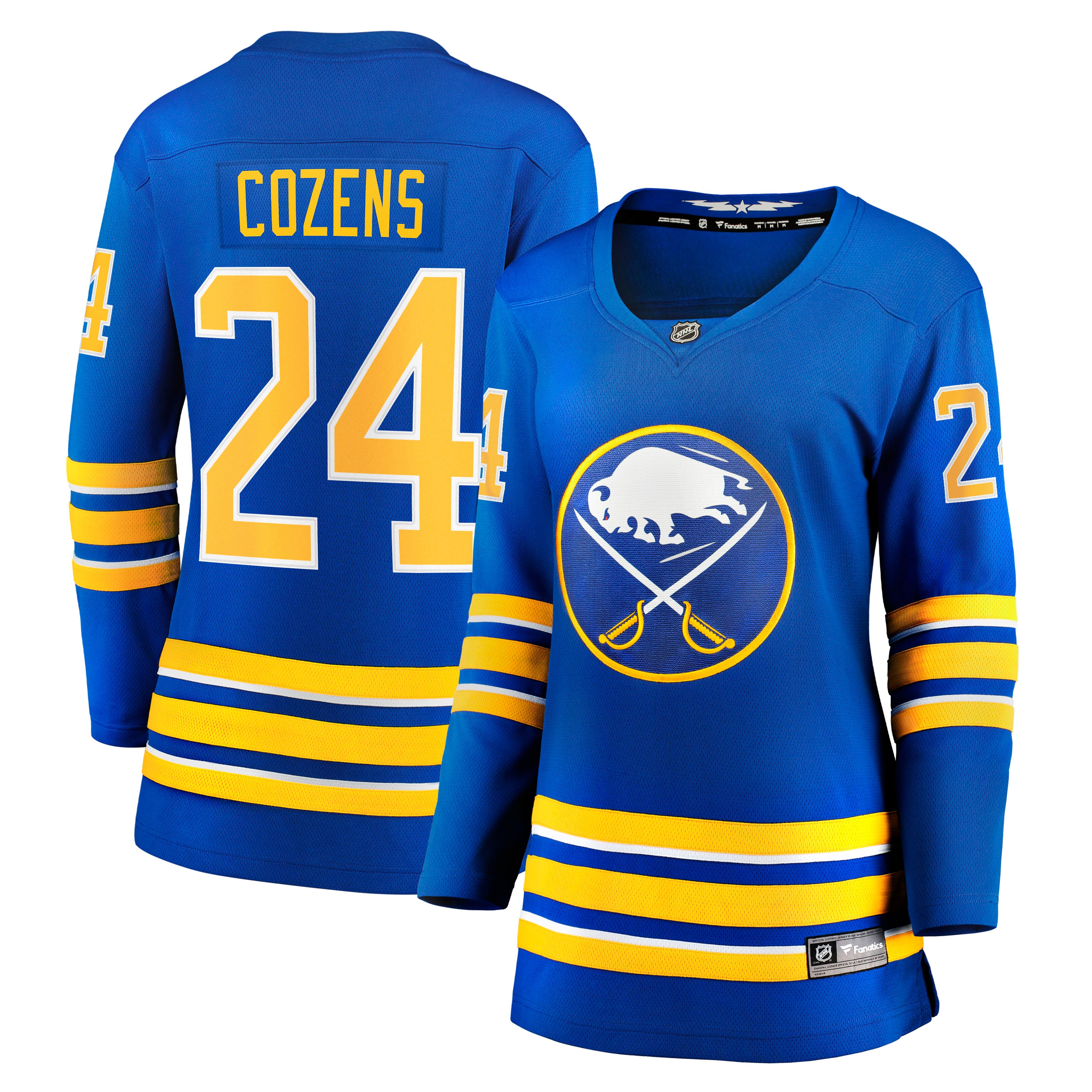 Buffalo Sabres Dylan Cozens Royal Home Breakaway Player NHL Jersey Women's