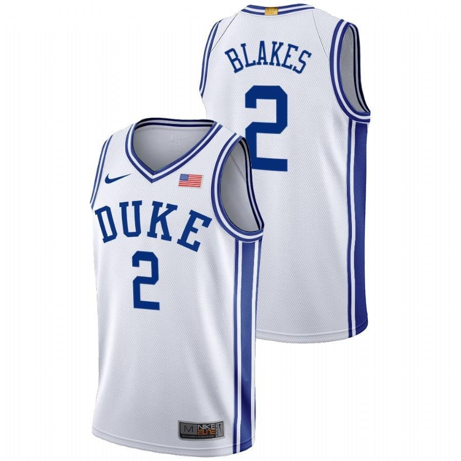 Duke Blue Devils Jaylen Blakes 202 White Home 2023 Class NCAA Jersey Men's
