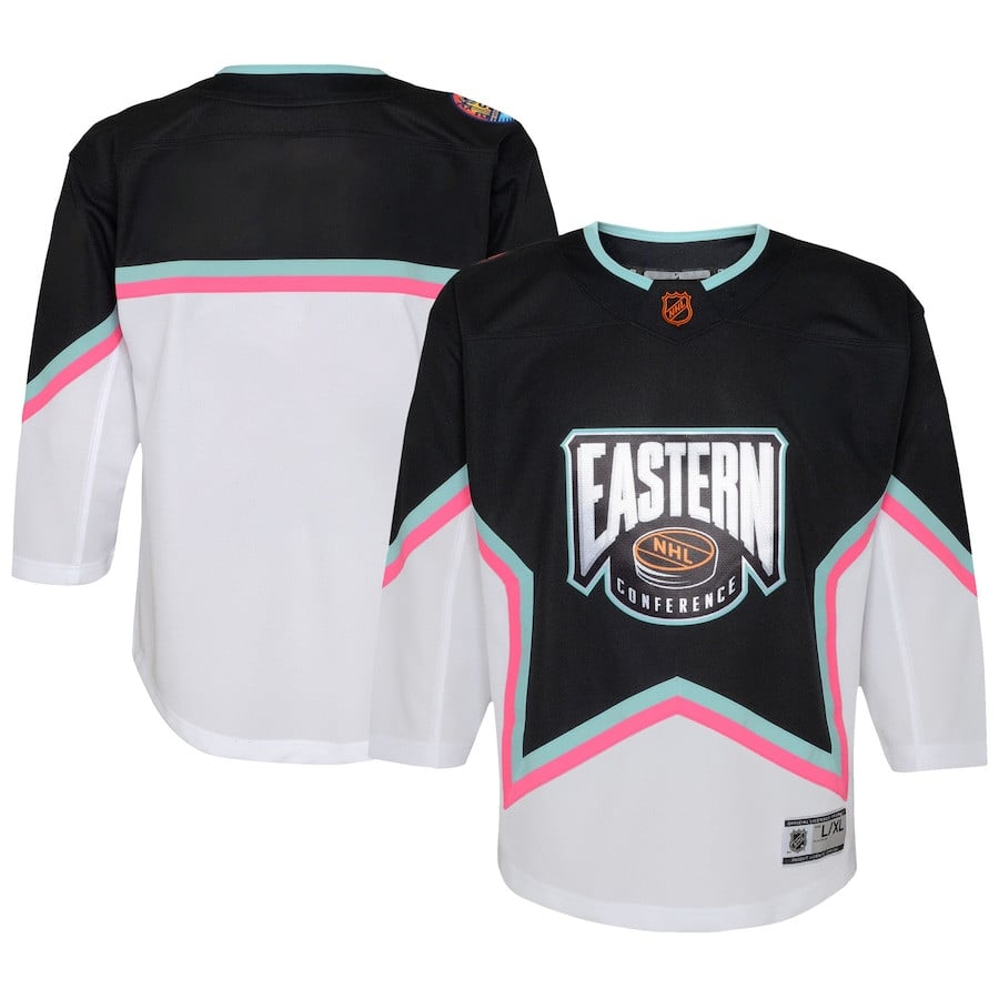 2023 All Star Game Eastern Conference Black NHL Jersey Youth