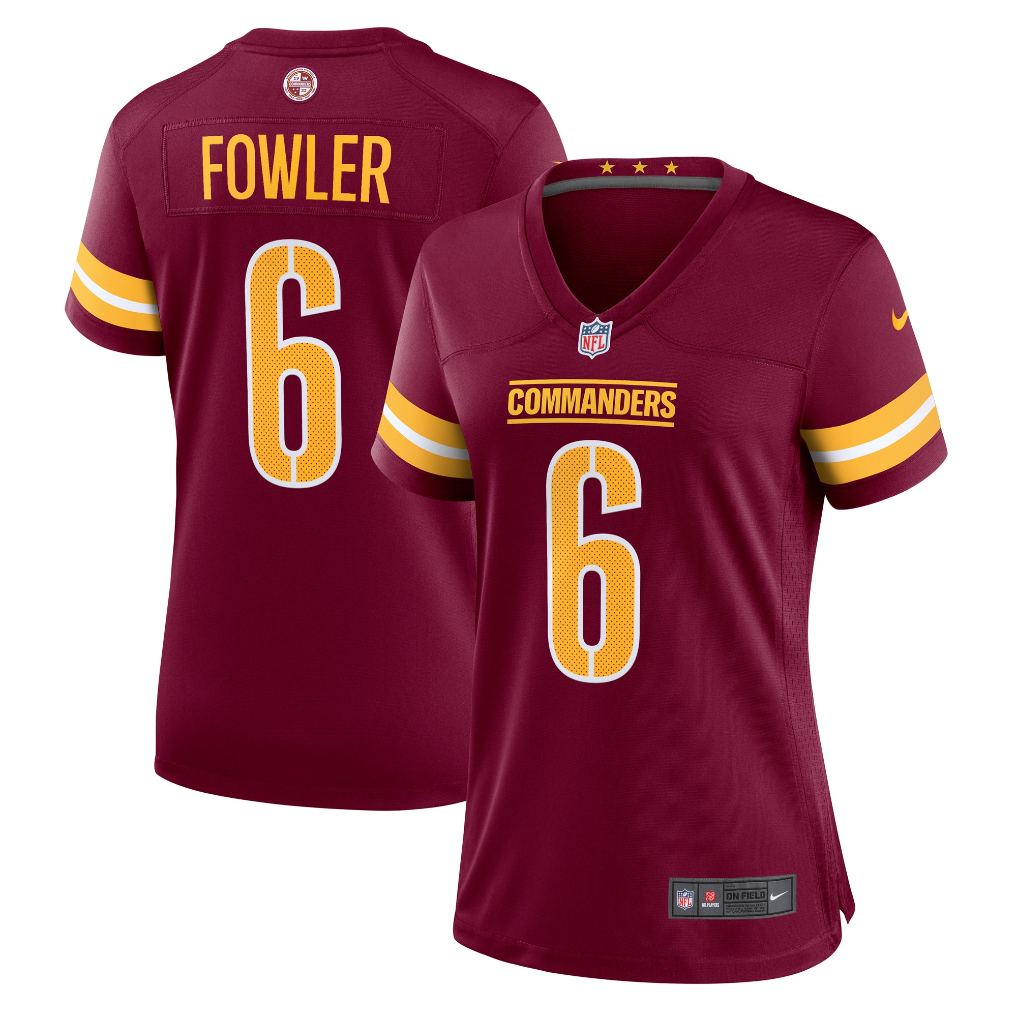 Washington Commanders Dante Fowler Jr. Burgundy Game NFL Jersey Women's