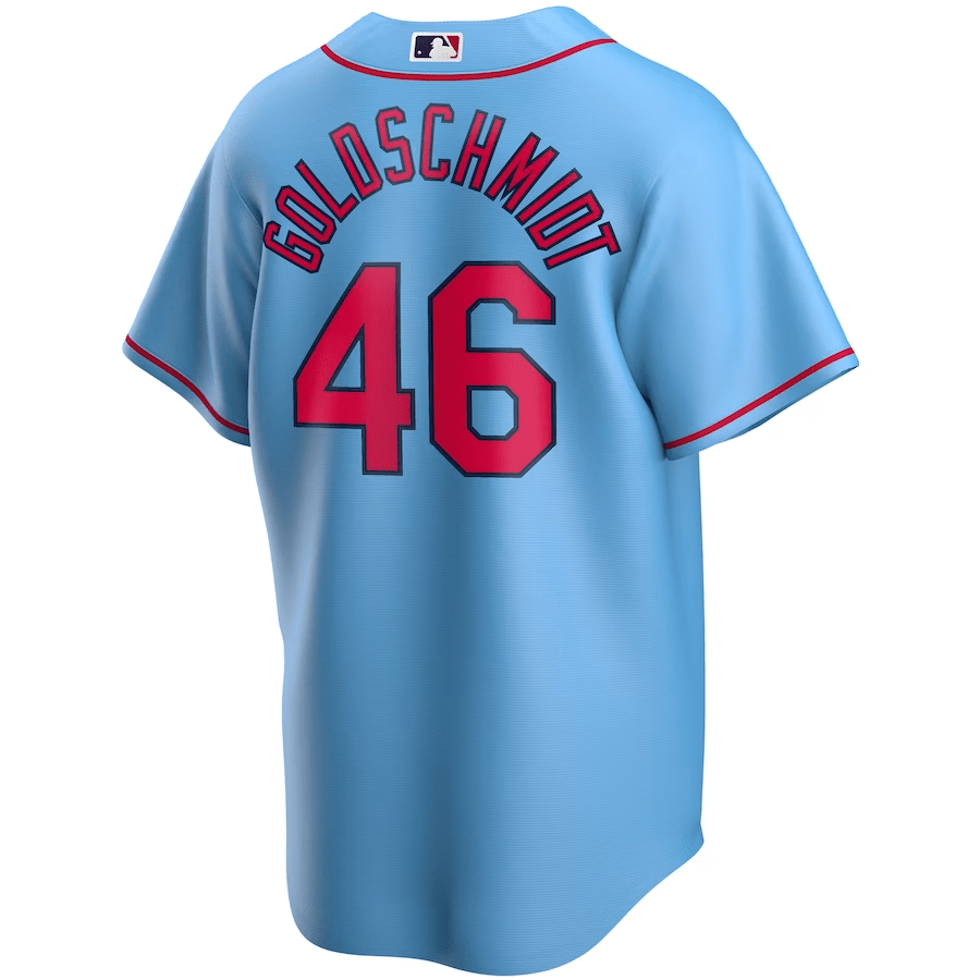 Paul Goldschmidt 46 St. Louis Cardinals Alternate Light Blue MLB Jersey Men's