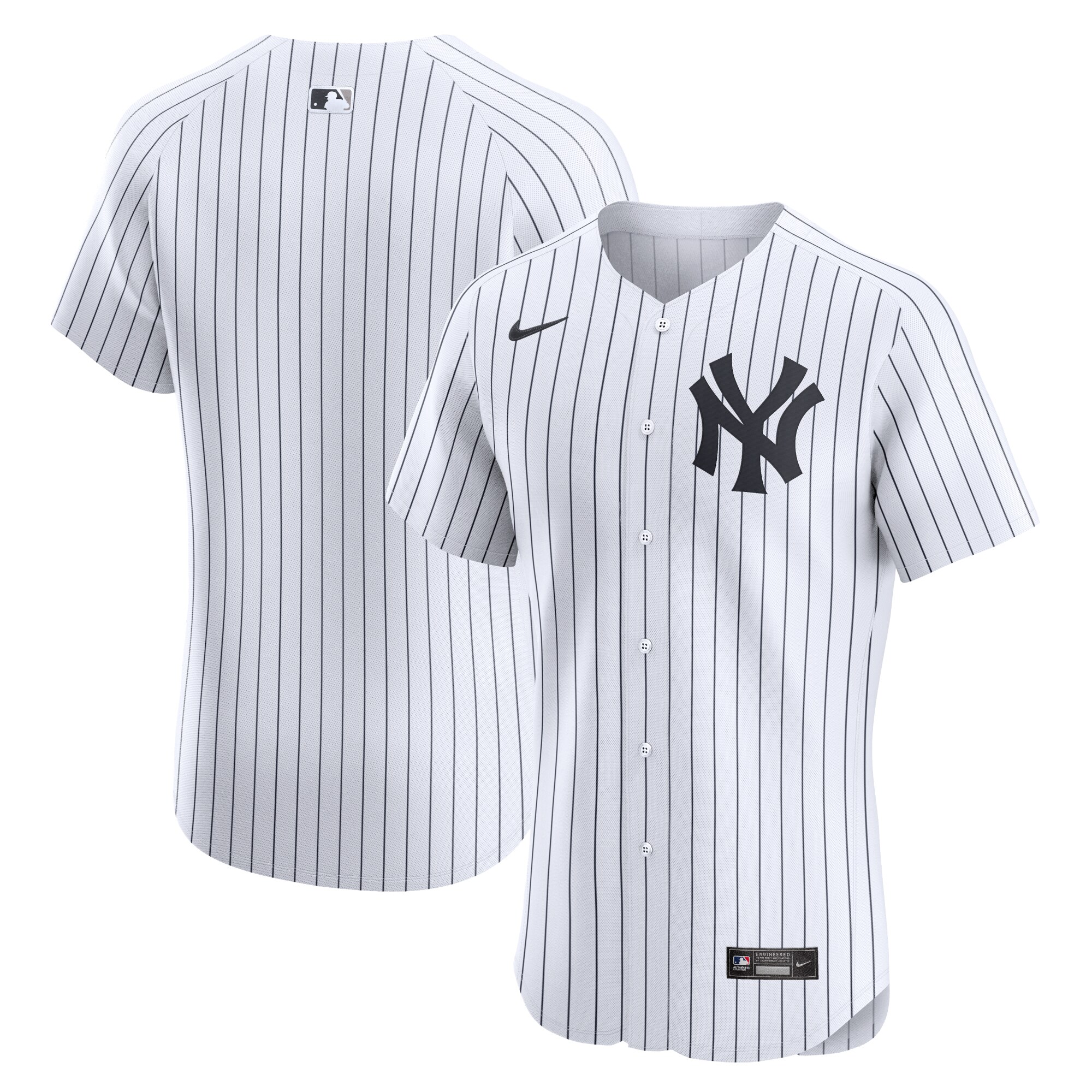 New York Yankees White Home Elite MLB Jersey Men's