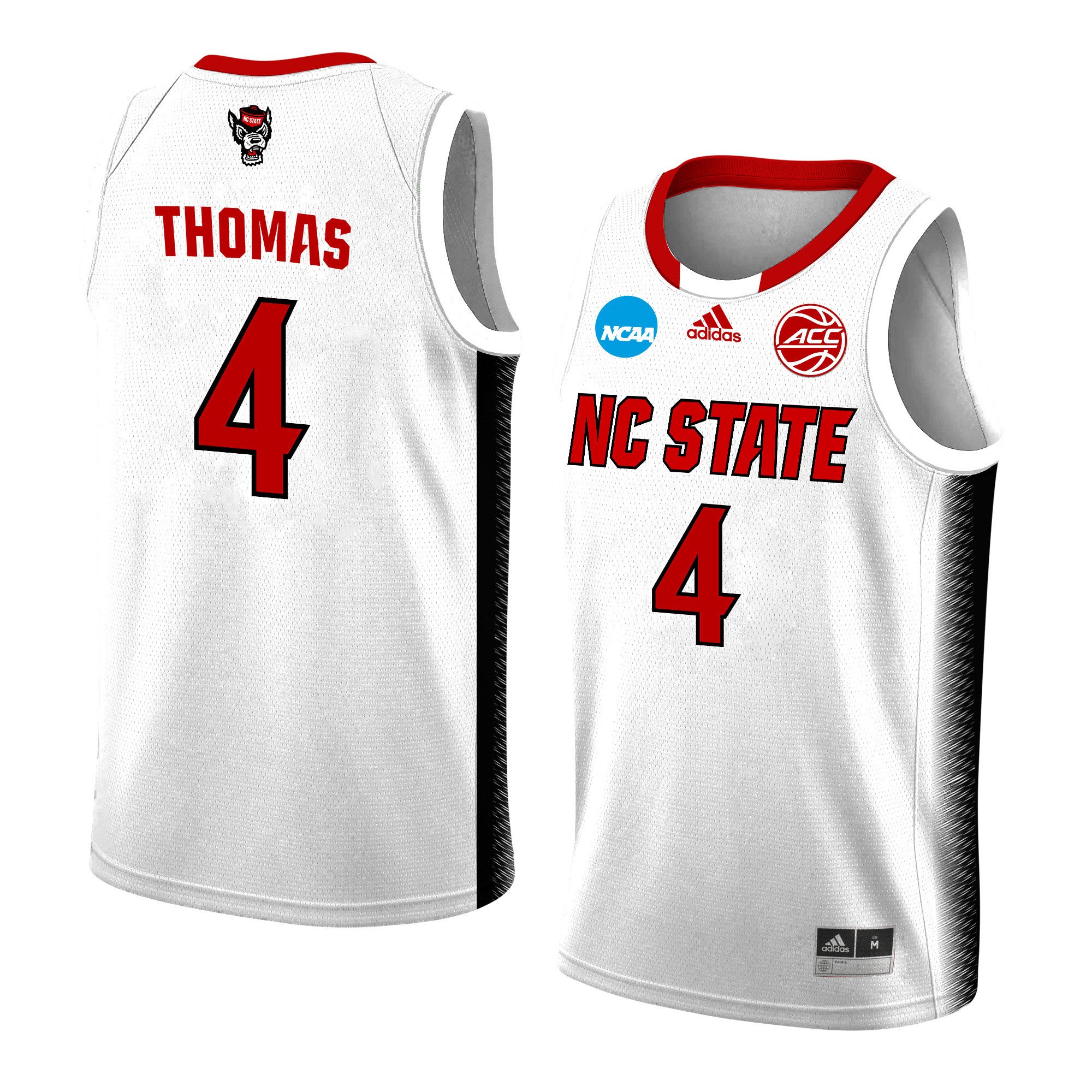 LJ Thomas 4 NC State Wolfpack 2024 White Unisex NCAA Jersey Unisex