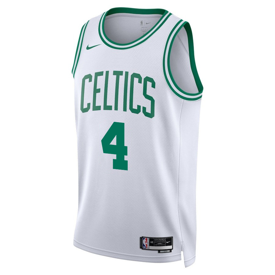 Jrue Holiday 4 Boston Celtics 2024 FINALS PATCH Swingman Association Editio White NBA Jersey Men's
