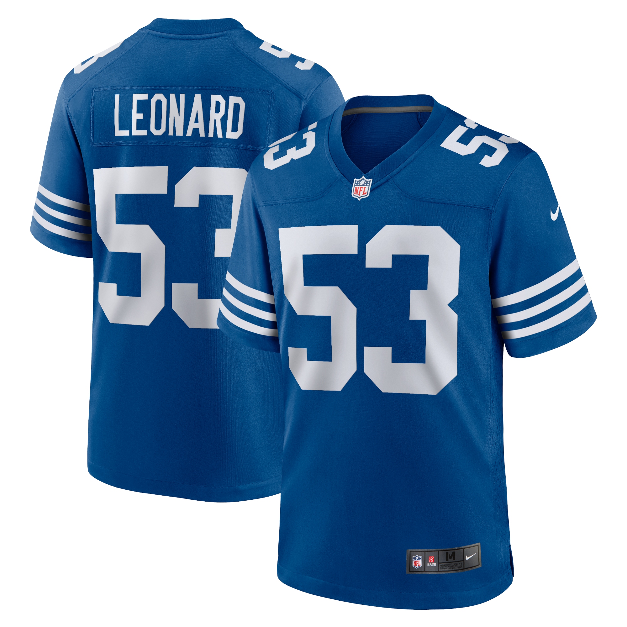 Indianapolis Colts Shaquille Leonard Royal Alternate Game NFL Jersey Men's