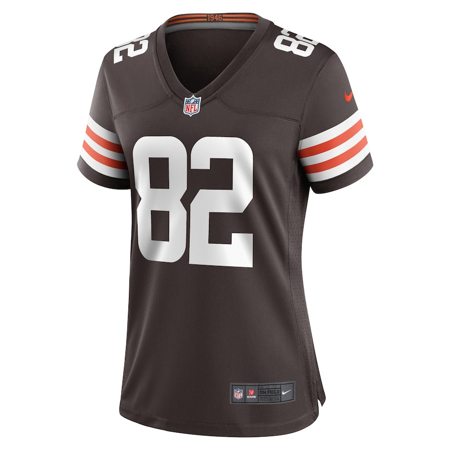 Trinity Benson 82 Cleveland Browns Game Brown NFL Jersey Women's