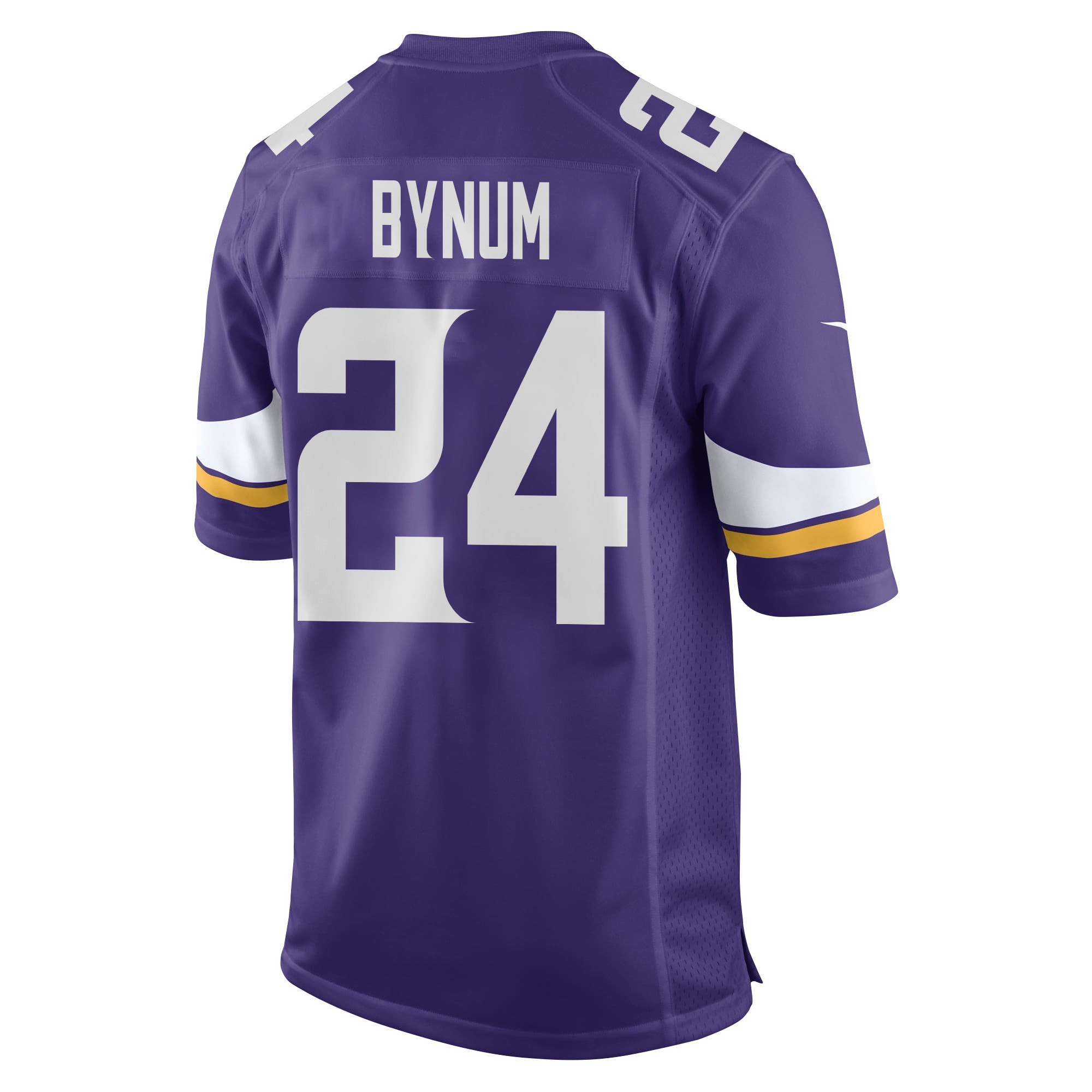 Camryn Bynum 24 Minnesota Vikings Super Bowl LIX New Orleans Patch Game Purple NFL Jersey Men's