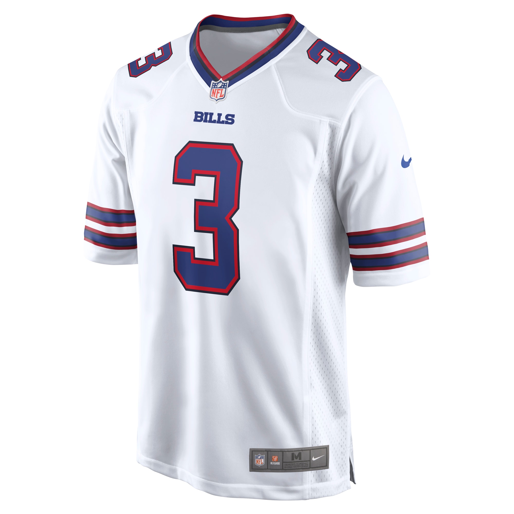 Buffalo Bills Damar Hamlin White Game NFL Jersey Men's