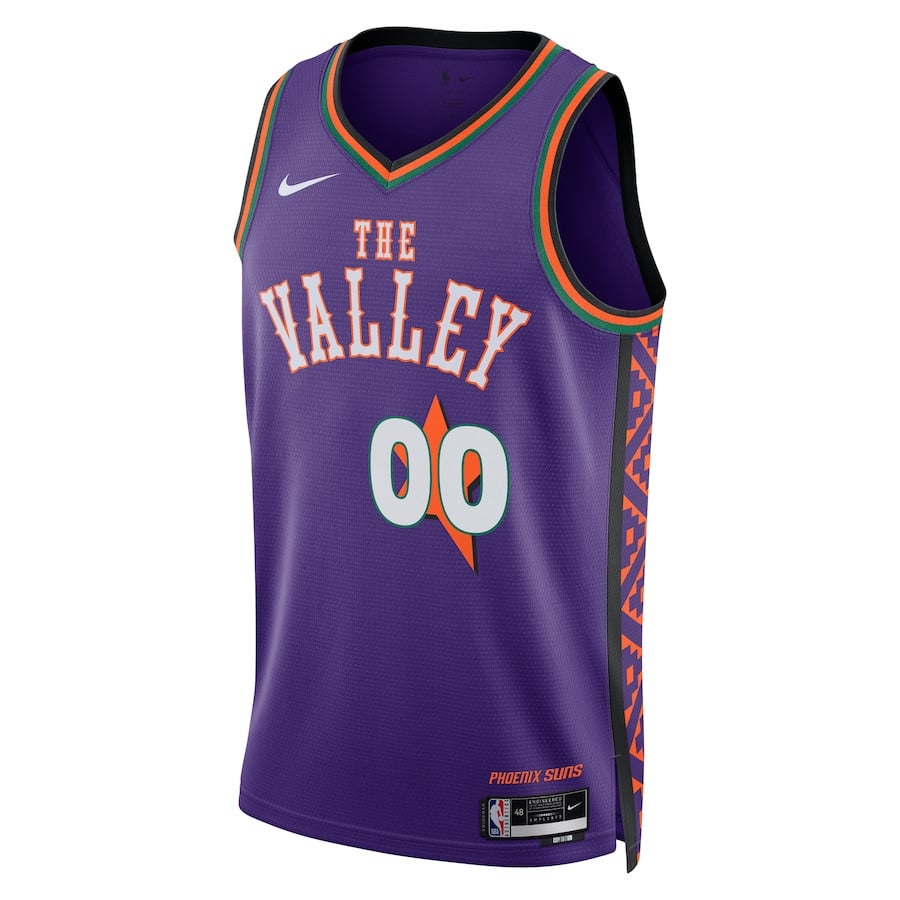 Phoenix Suns Unisex 2024/25 Custom Swingman City Edition Purple NBA Jersey Unisex