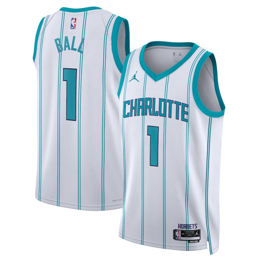 LaMelo Ball 1 Charlotte Hornets Unisex Swingman Association Editio White NBA Jersey Unisex