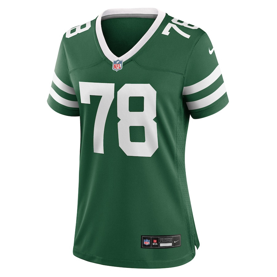 Morgan Moses 78 New York Jets Team Game Legacy Green NFL Jersey Women's