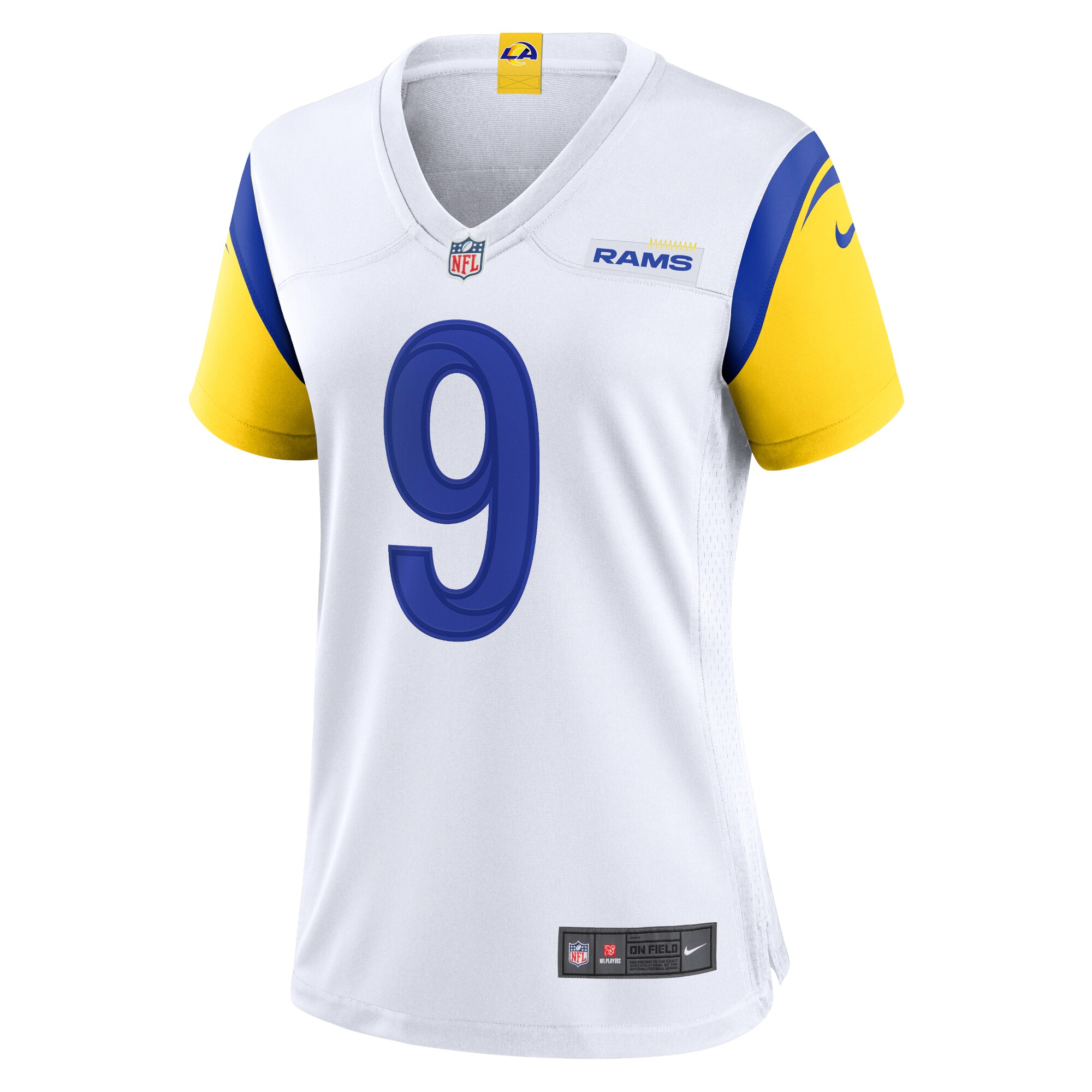Los Angeles Rams Matthew Stafford White Alternate Game NFL Jersey Women's