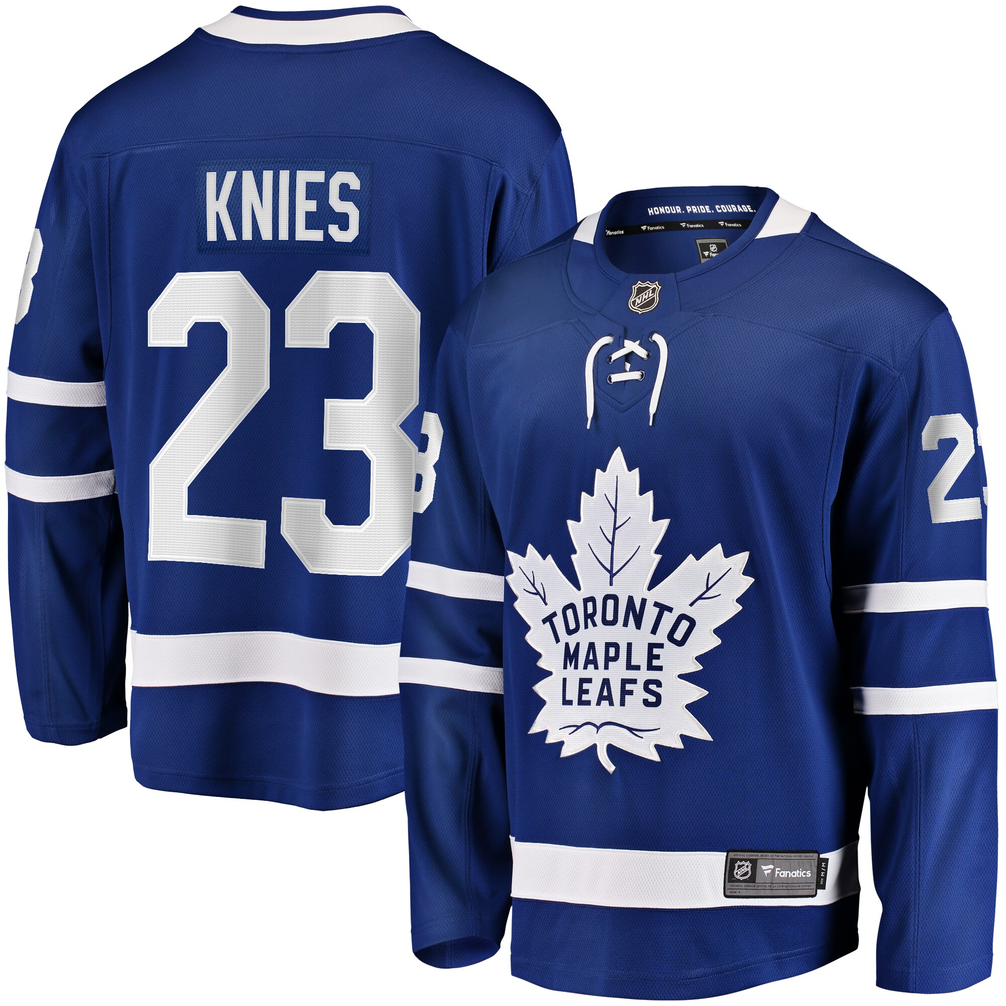 Toronto Maple Leafs Matthew Knies Blue Home Premier Breakaway Player NHL Jersey Men's