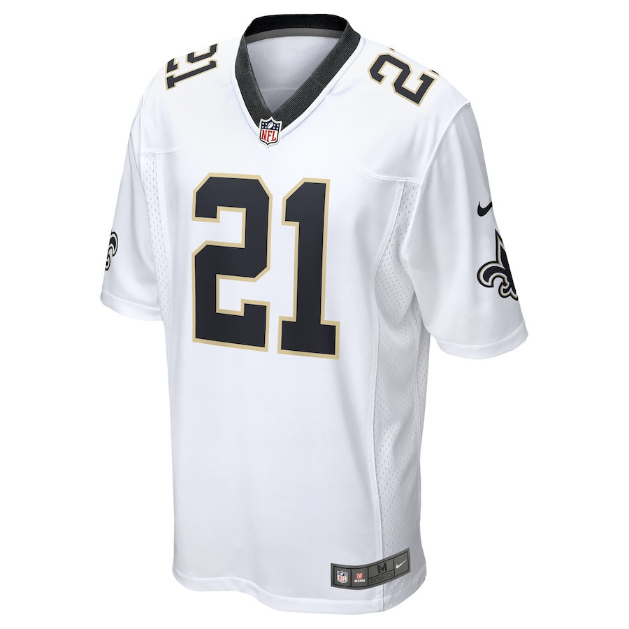 Jamaal Williams 21 New Orleans Saints Game White NFL Jersey Men's