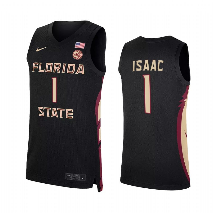 Jonathan Isaac 1 Florida State Seminoles Black College Alumni NCAA Jersey Men's