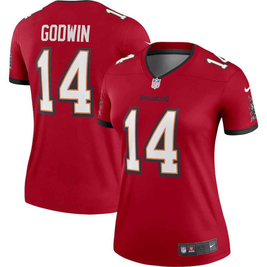 Chris Godwin 14 Tampa Bay Buccaneers Legend Red NFL Jersey Women's