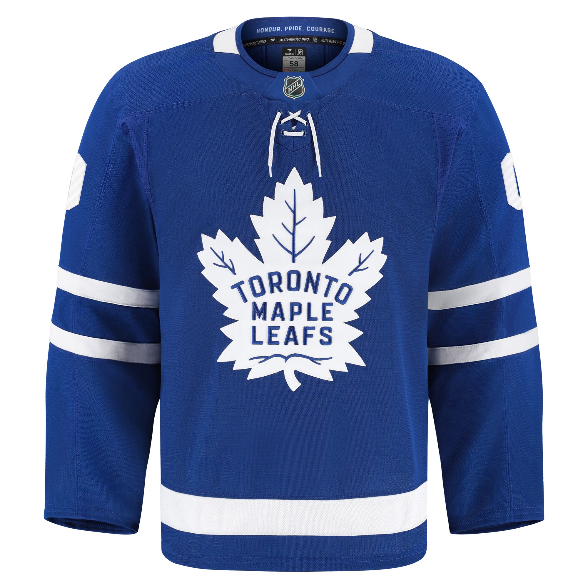 Toronto Maple Leafs Blue Home Pro Custom NHL Jersey Men's
