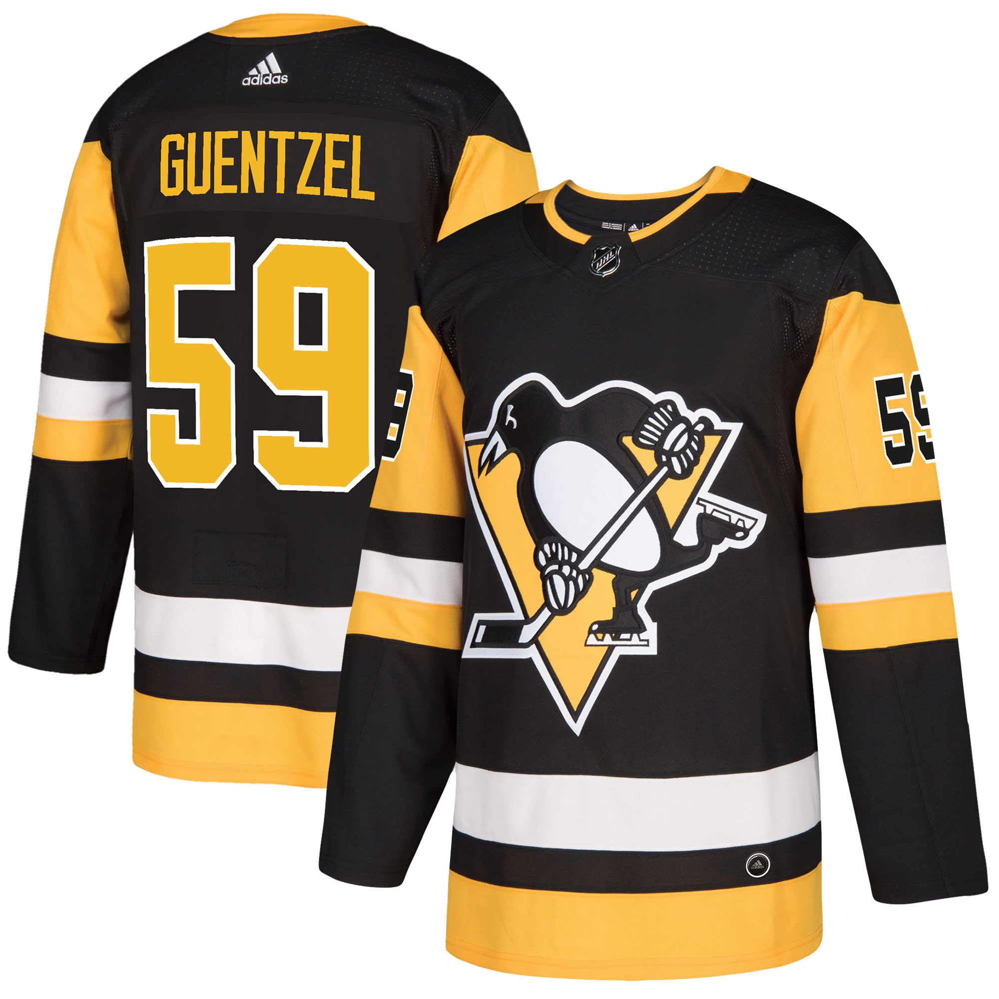 Pittsburgh Penguins Jake Guentzel Black Player NHL Jersey Men's