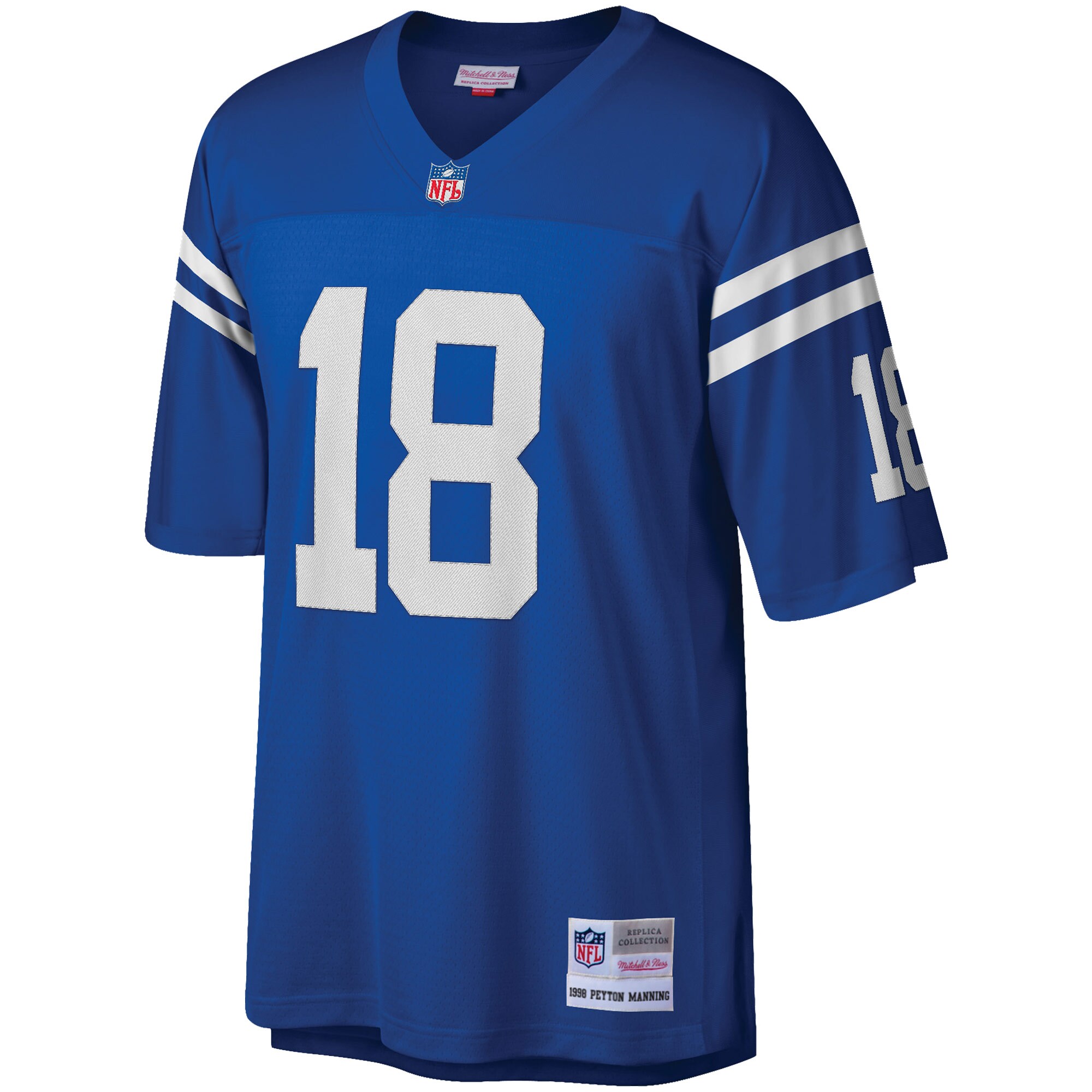 Indianapolis Colts Peyton Manning Mitchell Ness Royal Big Tall 1998 Retired Player NFL Jersey Men's