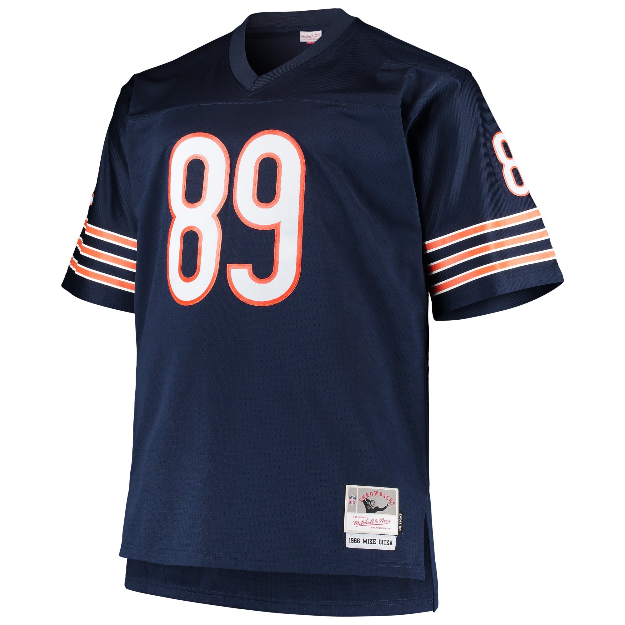Chicago Bears Mike Ditka Mitchell Ness Navy Big Tall 1966 Retired Player NFL Jersey Men's