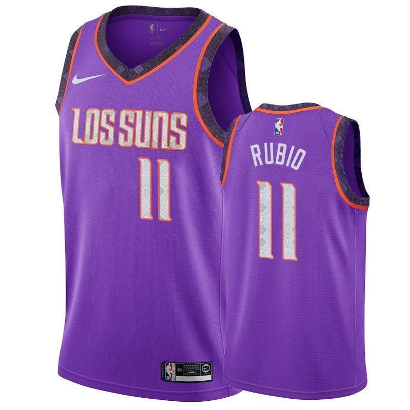 Phoenix Suns Ricky Rubio 11 City NBA Jersey Men's