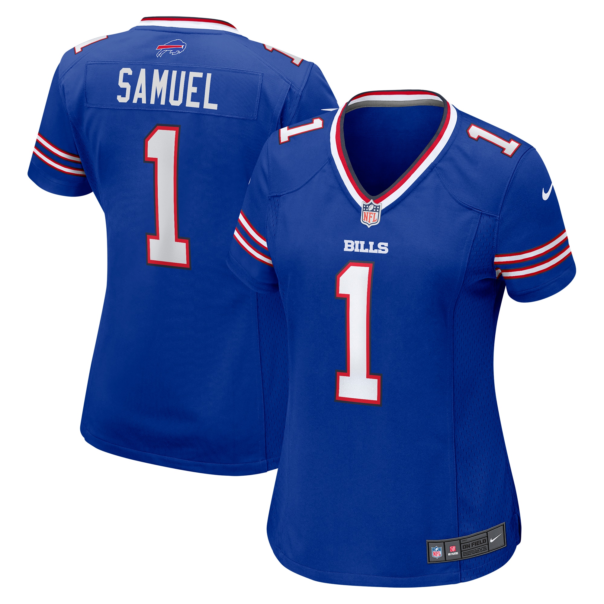 Buffalo Bills Curtis Samuel Royal Game NFL Jersey Women's