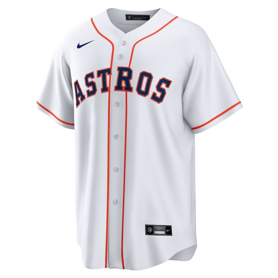 Alex Bregman 2 Houston Astros Home White MLB Jersey Men's