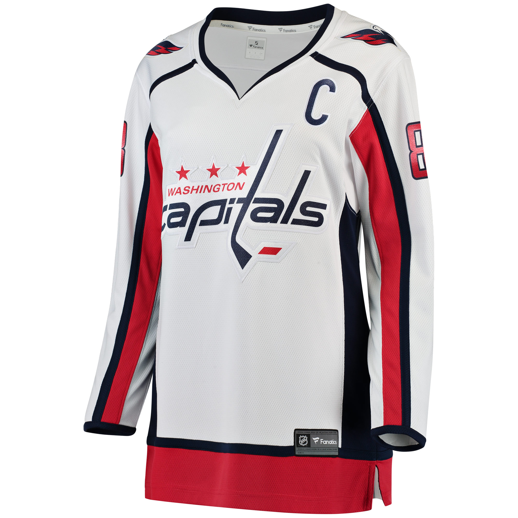 Washington Capitals Alexander Ovechkin White Breakaway Player NHL Jersey Women's