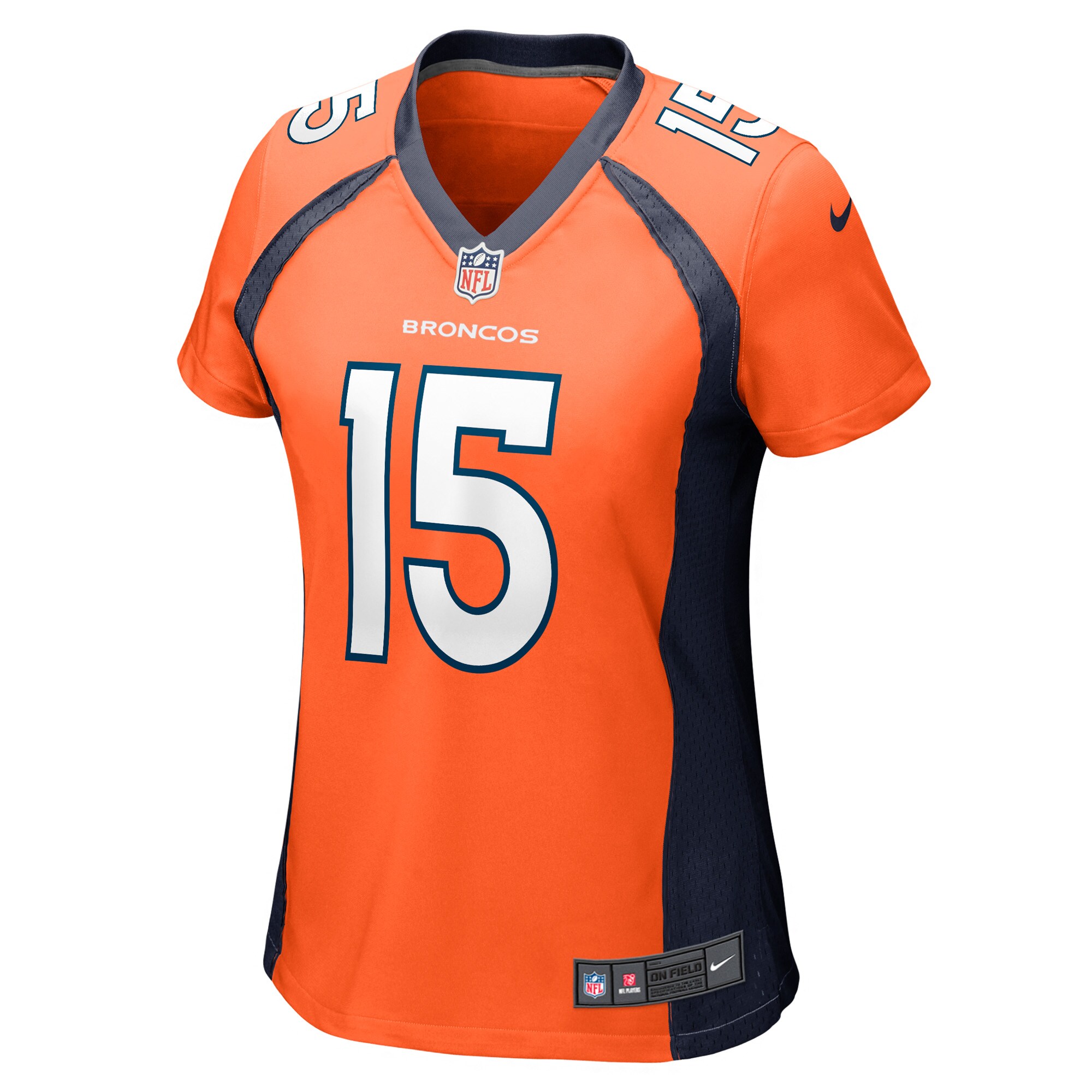 Denver Broncos Jalen Virgil Orange Game Player NFL Jersey Women's