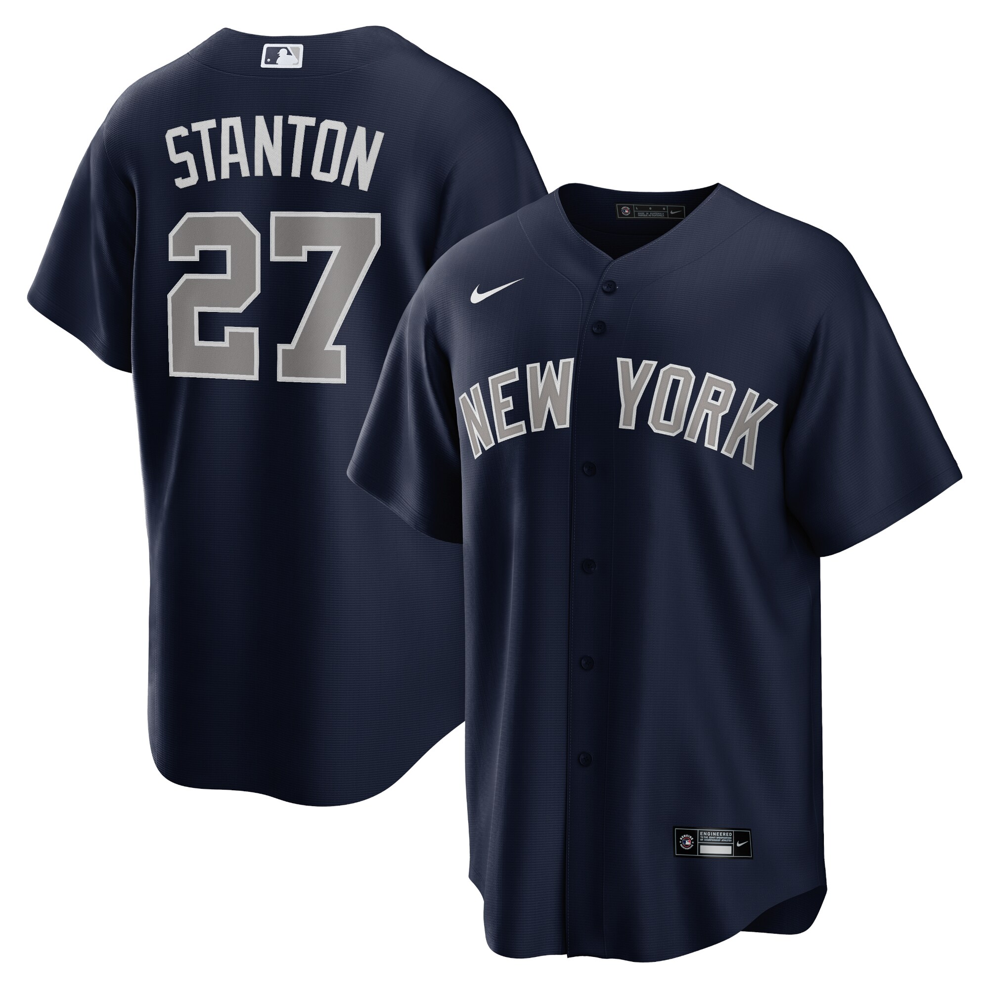 New York Yankees Giancarlo Stanton Navy Alternate Player MLB Jersey Men's