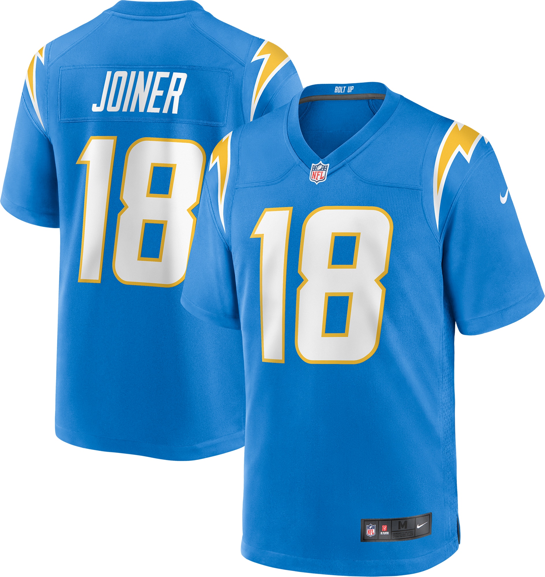 Los Angeles Chargers Charlie Joiner Powder Blue Game Retired Player NFL Jersey Men's