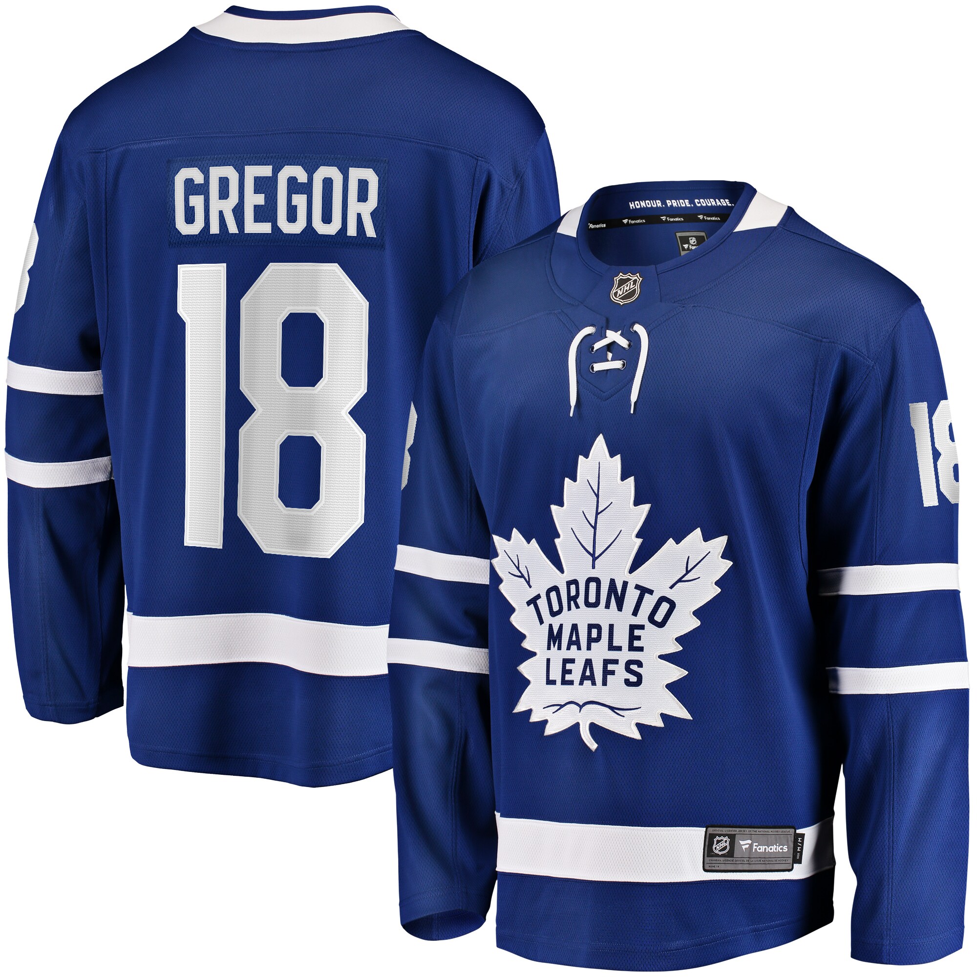 Toronto Maple Leafs Noah Gregor Blue Home Premier Breakaway Player NHL Jersey Men's